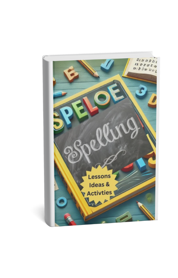 3D Spelling Book Cover